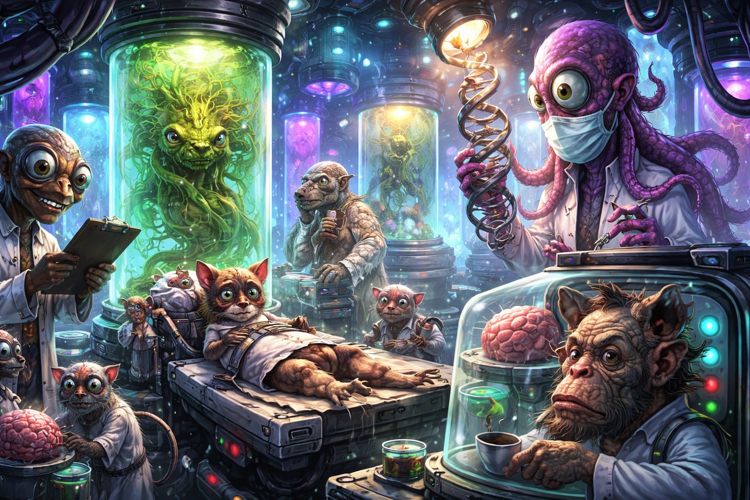 Живі лабораторії чужих рас