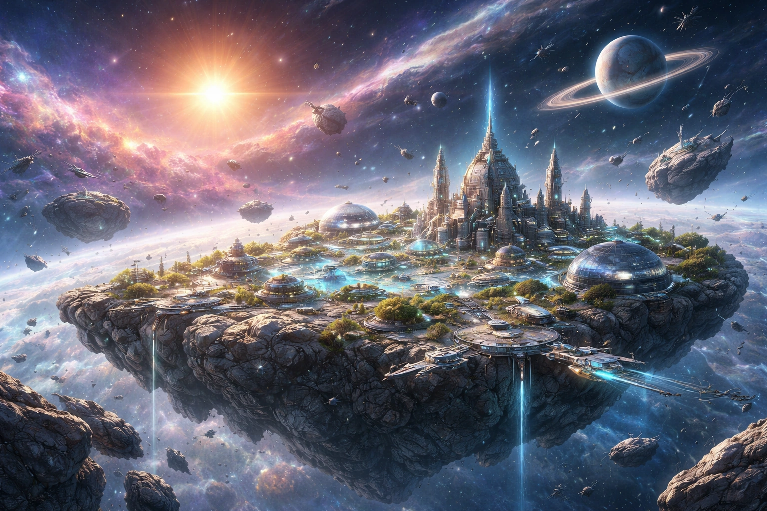 Поселення на навколозоряному уламку