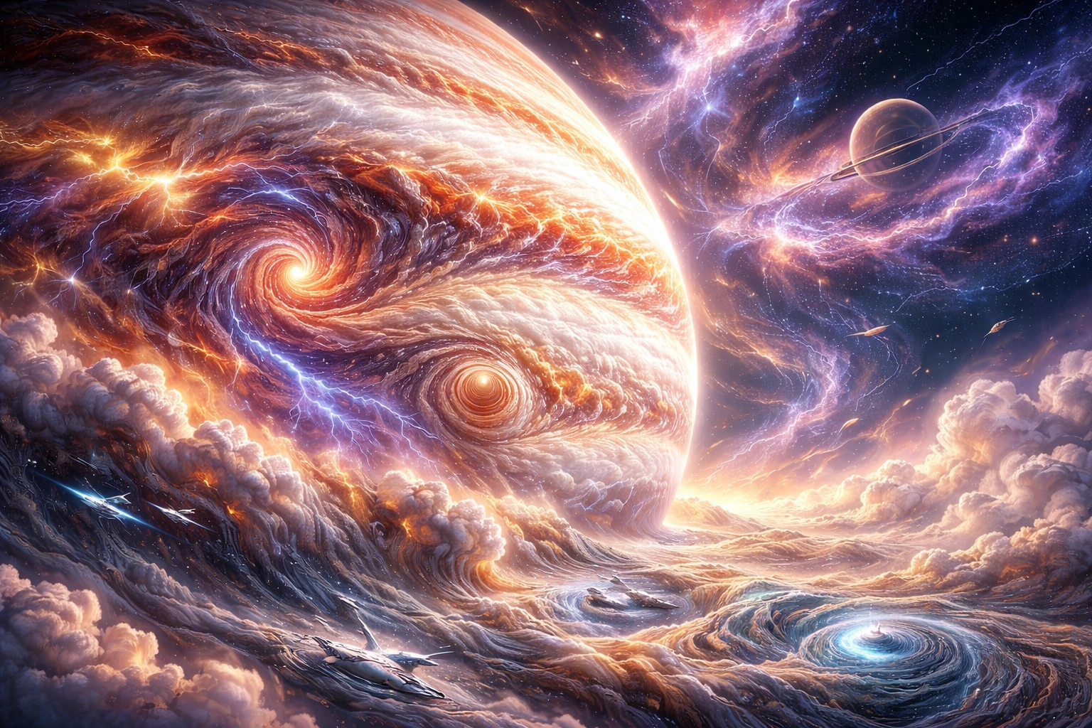 Бурі на газових гігантах