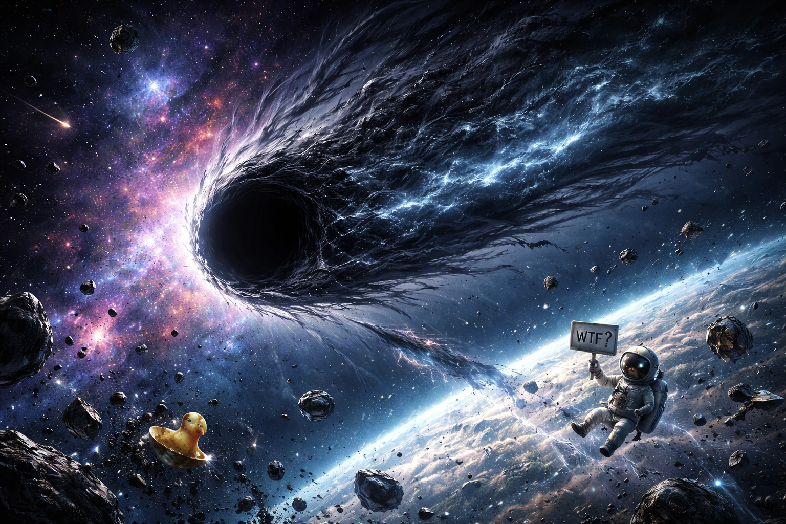 Тіньова комета без ядра