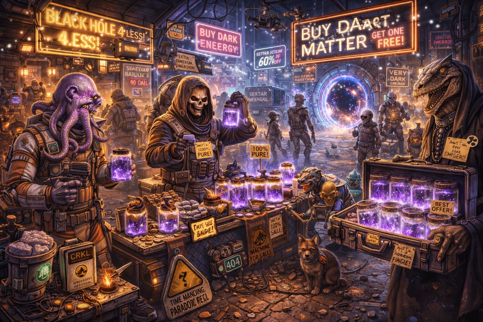 Чорні ринки темної матерії