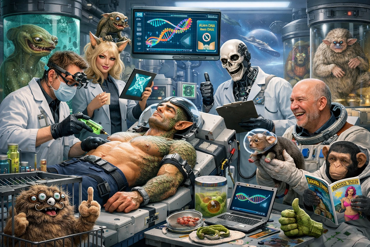 Модифікація людського геному для космосу