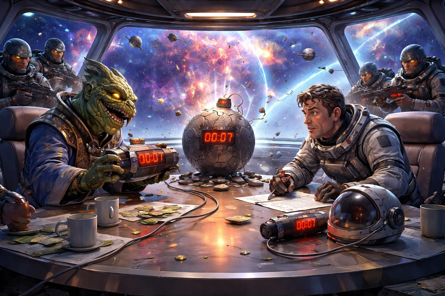 Переговори під тиском вакууму