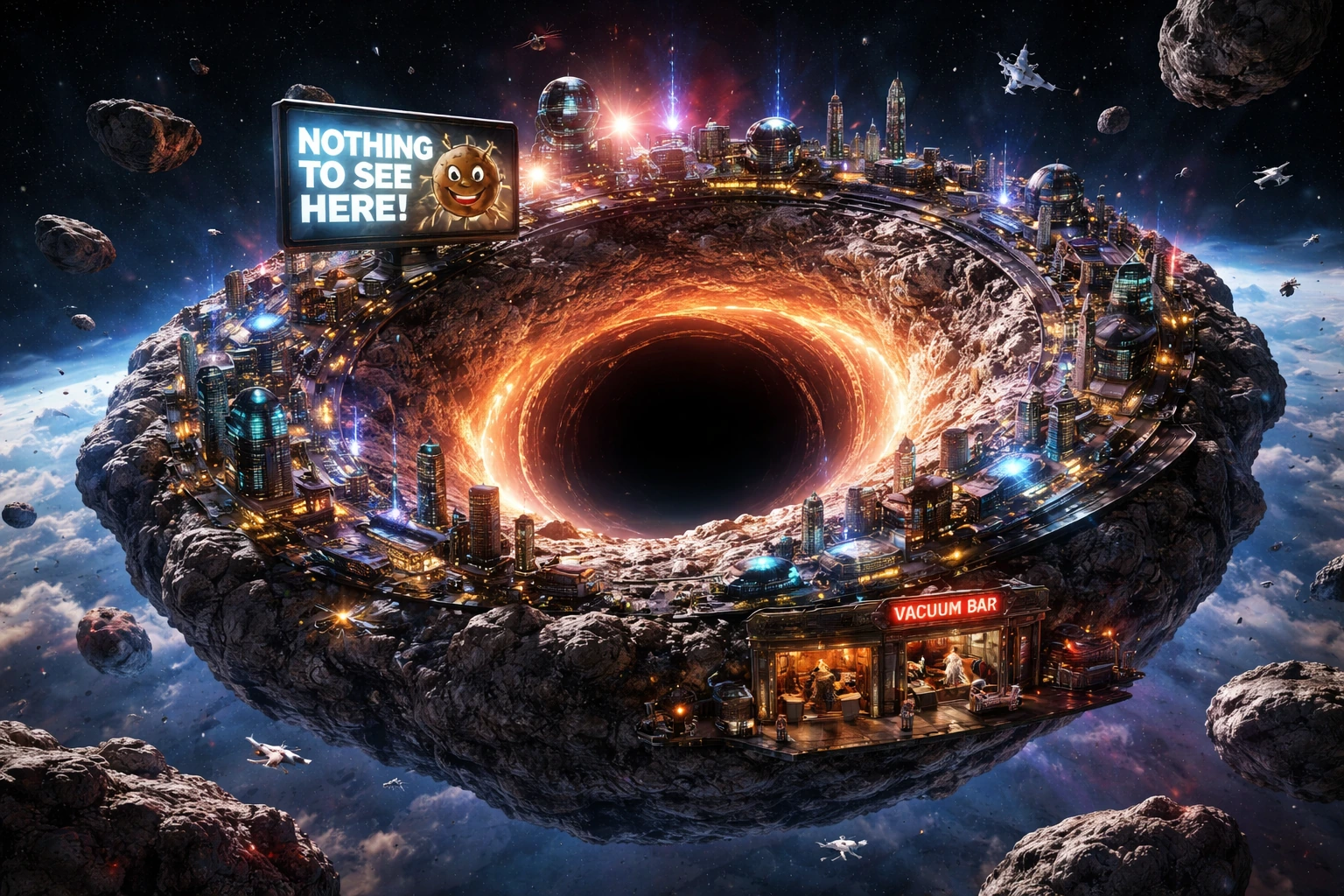 Міста, що обертаються навколо нічого