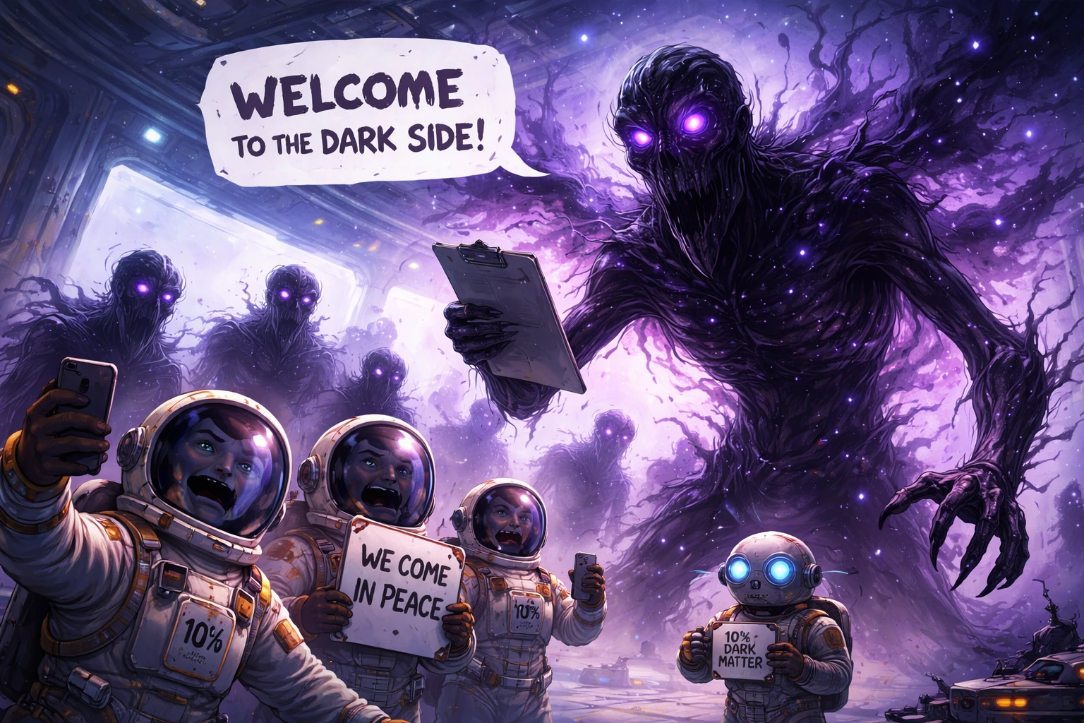 Перший контакт з темними істотами