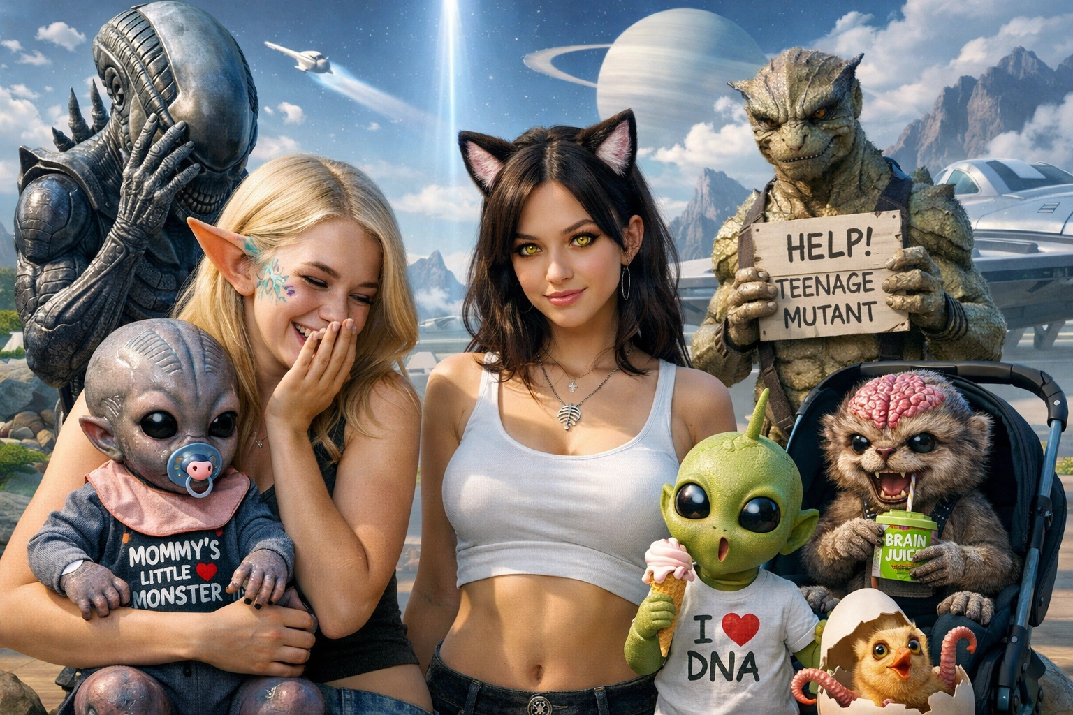 Чужі риси у людських поколіннях