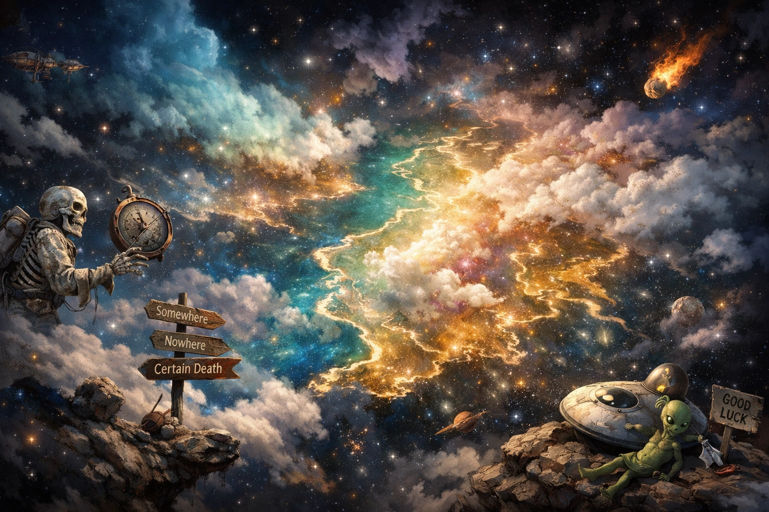 Міста, що блукають у туманностях - пролог