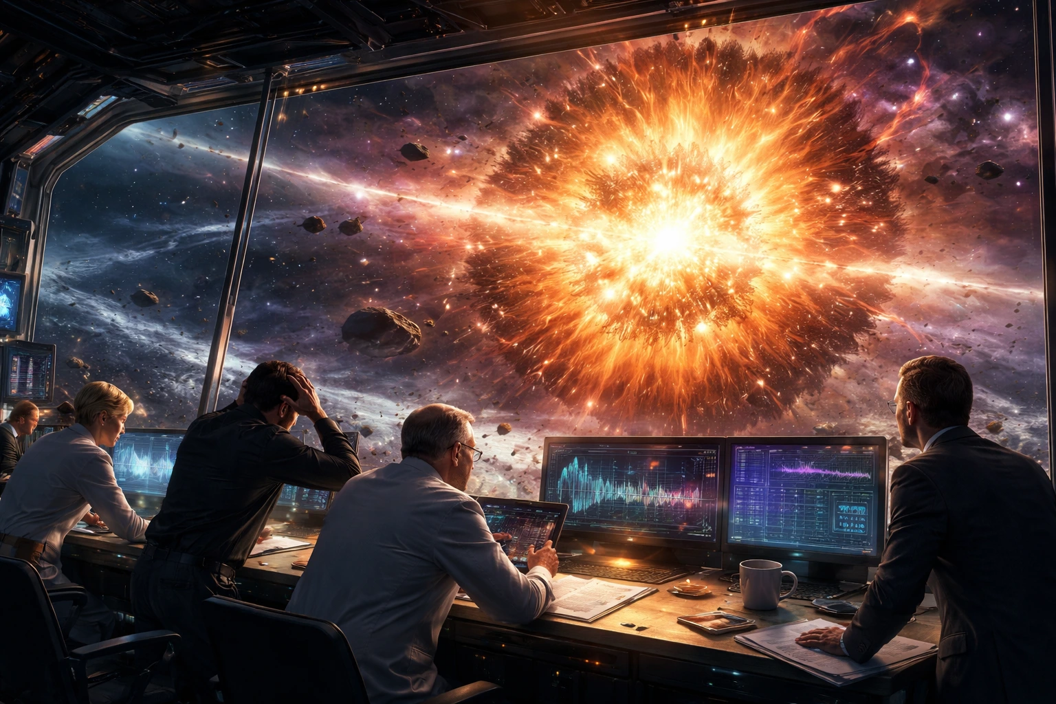 Ті, що розмовляють мовою наднових - пролог