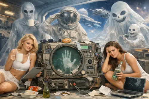 Привиди флотилій у космічному архіві: дівчини серед старої техніки