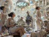 Космічний архів із дівчатами, неземними істотами та літаючими документ
