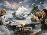 Дипломатична зустріч у тумані: дві жінки, прибульці та безповітряні