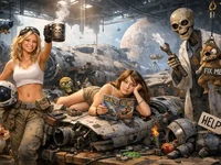 Депо зламаних зорельотів: дівчата й неземні істоти в космічній майстер