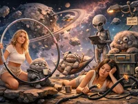 Еліпс і втомлена гравітація: дві дівчини, інопланетяни та зламаний каб