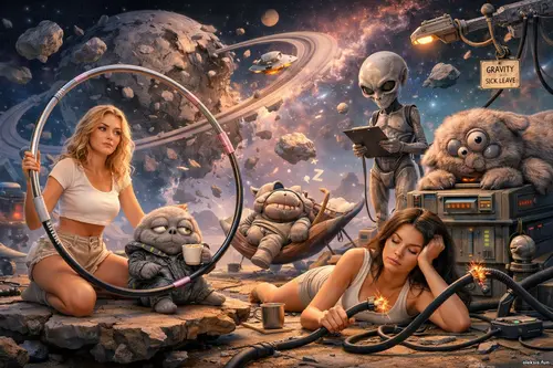 Еліпс і втомлена гравітація: дві дівчини, інопланетяни та зламаний каб