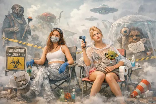 Туманна карантинна зона на чужій планеті