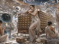 Космічний архів з дівчатами, неземними істотами, сліпим радаром