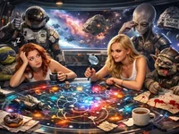 Контур ідеального хаосу зі слідами героїзму: дівчини й неземні істоти