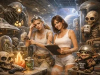 Космічний архів із реліквіями: дві дівчини серед пилу й інопланетних