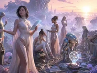 Кадр 02: туманний парадоксальний світанок на чужій планеті з дівчатами