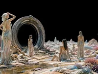 Планети з вимкненим небом: дівчата й неземні істоти біля порталу