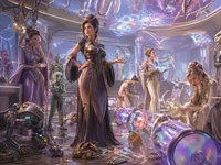 Космічний архів після перезавантаження з дівчатами, неземними істотами