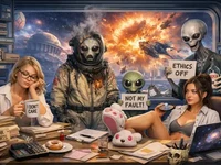 Космічний архів: дві дівчини та інопланетяни серед паперів і бланків